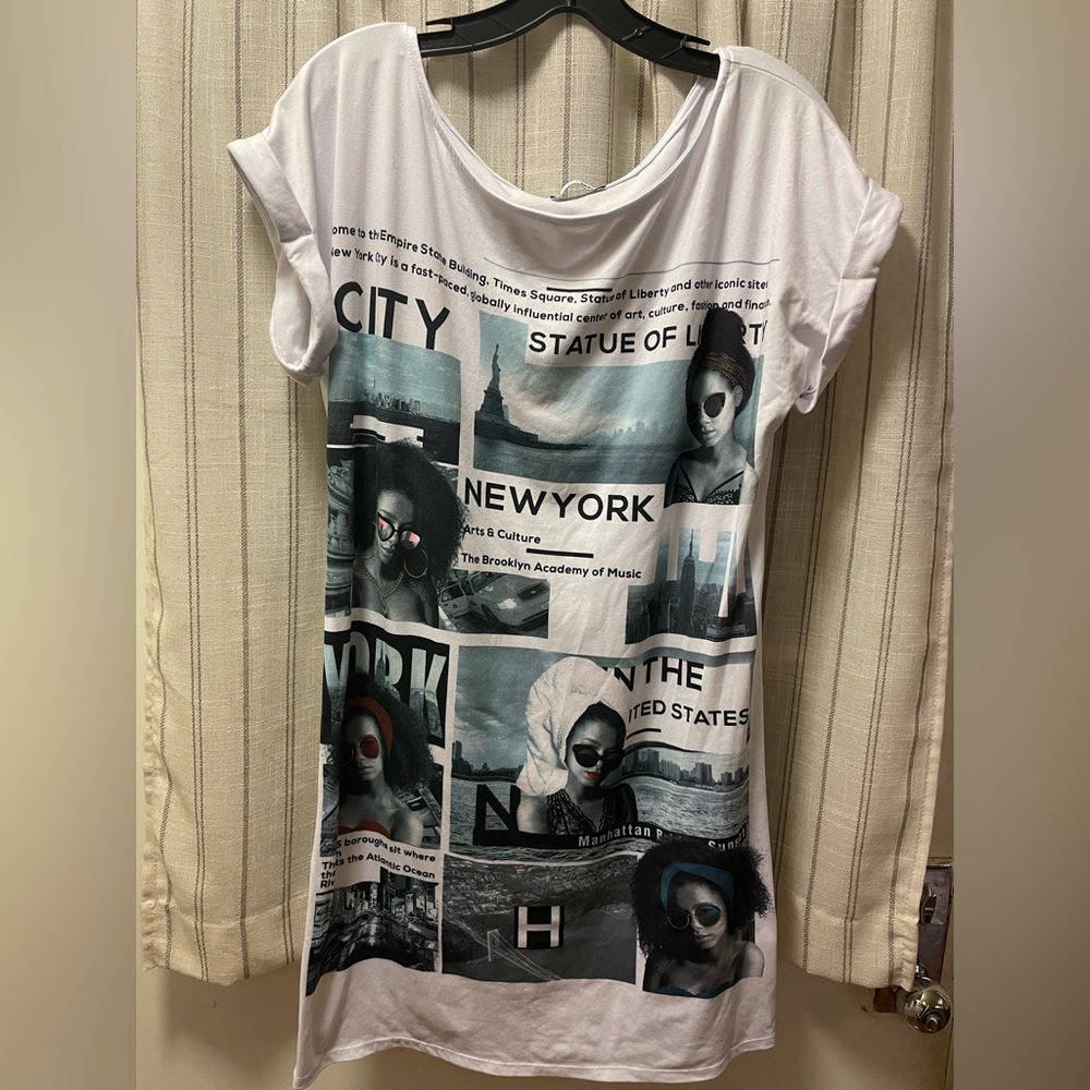 Fashion Nova over sized t-shirt dress